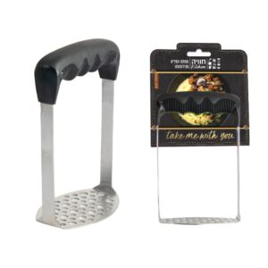 ממחה תפוחי אדמה נירוסטה עם ידית