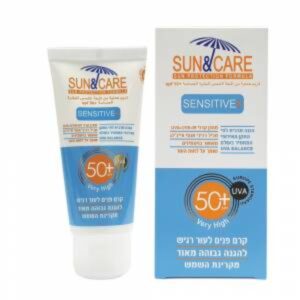 קרם הגנה לפנים סנסטיב 60 מ"ל SPF50 סאן&קאר