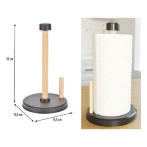 מתקן לנייר מטבח מעץ 30 ס"מ