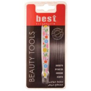 פינצטה פרחונית שטוחה ורחבה