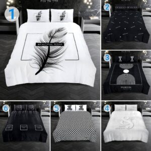 סט מצעים מיטה וחצי מוניס