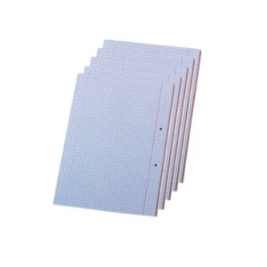 מארז 5 דפדפות A4 עבה משובץ 72 דף