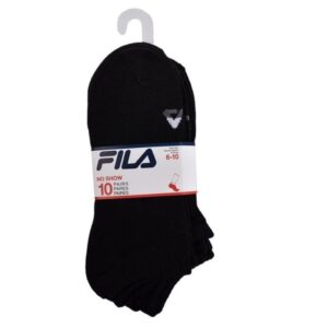 מארז 10 זוגות גרביים שחור FILA