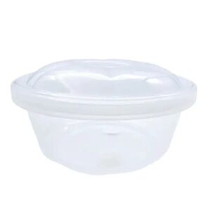 קערה שקופה+ מכסה