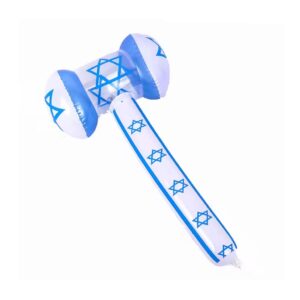 פטיש כפול מתנפח דגל ישראל 120 ס"מ