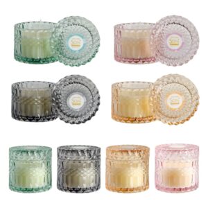 נר בצנצנת עם מכסה 8.5*9 ס"מ