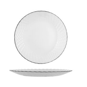 צלחת זכוכית מעוצבת