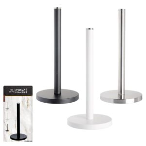 מעמד לנייר סופג שחור/לבן/כסף