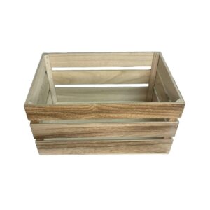 ארגז עץ מעוצב פסים