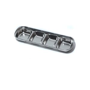 מגש נירוסטה מחולק