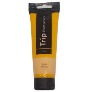 צבע אקריליק טריפ פרופשיונל 120 מ"ל Deep Yellow
