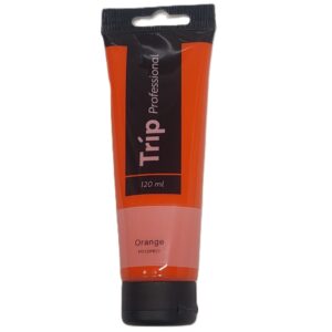 צבע אקריליק טריפ פרופשיונל 120 מ"ל Orange