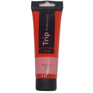 צבע אקריליק טריפ פרופשיונל 120 מ"ל Vermilion Red