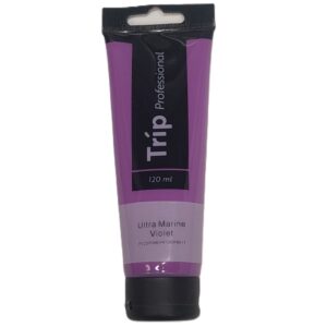 צבע אקריליק טריפ פרופשיונל 120 מ"ל  Ultra marine violet