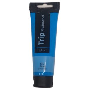 צבע אקריליק טריפ פרופשיונל 120 מ"ל Sky Blue