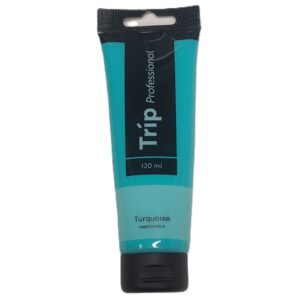 צבע אקריליק טריפ פרופשיונל 120 מ"ל Turquoise