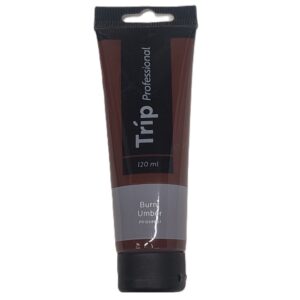 צבע אקריליק טריפ פרופשיונל 120 מ"ל Burnt Umber