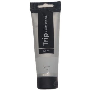 צבע אקריליק טריפ פרופשיונל 120 מ"ל Silver