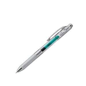 עט רולר ג'ל שקוף 0.5 טורקיז PENTEL