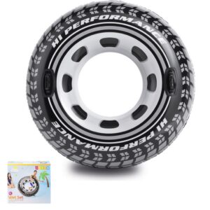 גלגל ים ענק 114 ס"מ אבוב שחור INTEX