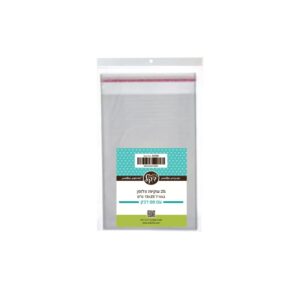 סט 25 שקיות צלופן+ פס סוגר