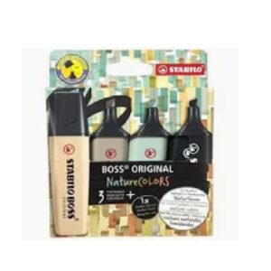 סט 5 טושי הדגשה STABILO Naturae COLORS