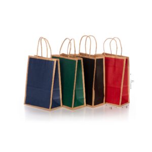 שקית נייר ממוחזר צבעוני