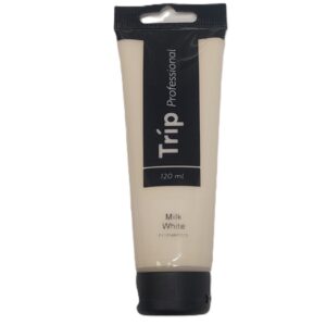 צבע אקריליק טריפ פרופשיונל 120 מ"ל Milk White