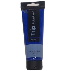 צבע אקריליק טריפ פרופשיונל 120 מ"ל Ultra Marine Blue
