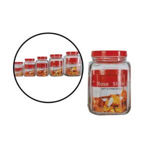 צנצנת זכוכית דגם קואדרו 3 ליטר