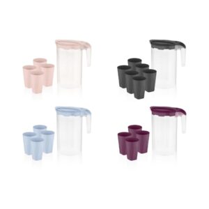 סט כד+ 6 כוסות לשתייה קרה