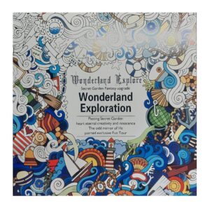 חוברת צביעה דגם ארץ הפלאות.