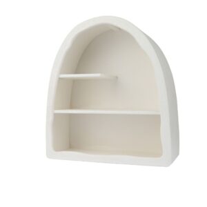 מעמד דקורטיבי לתלייה דוגמת איגלו בצבע לבן.