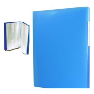 תיקיית אינדקס בצבע כחול + 60 ניילוניות A4