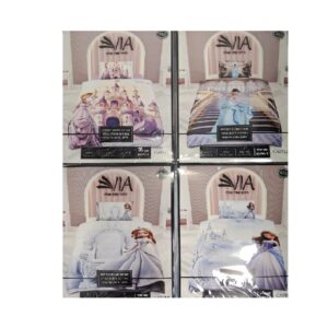 סט מצעים לבנות - יחיד