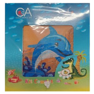 סט רקמה דגם דולפין.