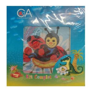 סט רקמה דגם חיפושית.