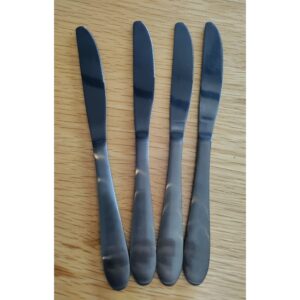 סכין שחור ציפוי מט