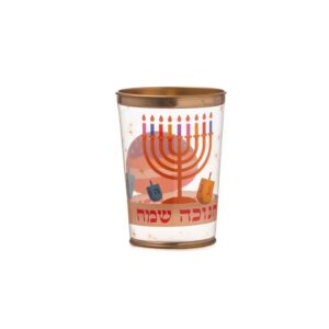 קופת חיסכון PVC + מכסה פח חנוכה