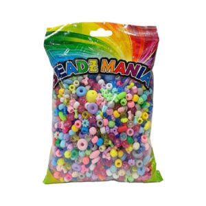 מארז חרוזי פלסטיק צבעוניים