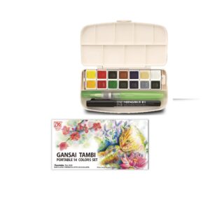 סט צבעי מים לנסיעות GANASAI TAMBI