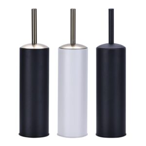 מברשת לשירותים לבן זהב/ שחור זהב/ שחור