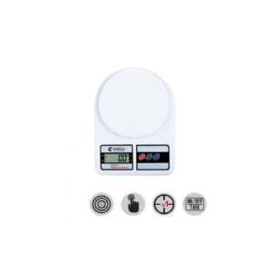 משקל מטבח דיגיטלי בצבע לבן