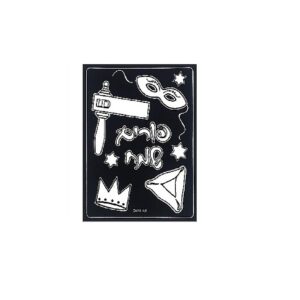 דפי צביעה מקטיפה פורים שמח