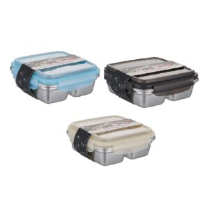 קופסת אוכל מחולקת מנירוסטה