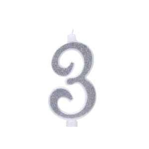 נר ספרה 3 גדול