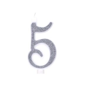 נר ספרה 5 גדול