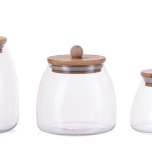 צנצנת זכוכית דגם פעמון