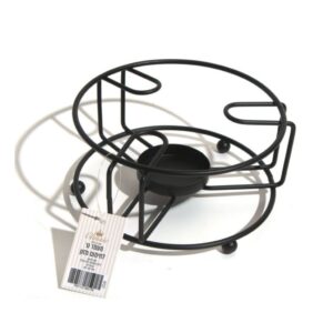 מעמד נר לחימום מזון עגול