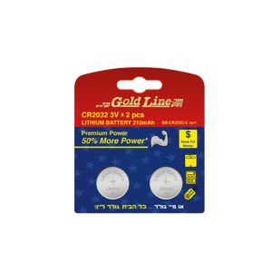 זוג סוללות כפתור BB-CR2032-2
